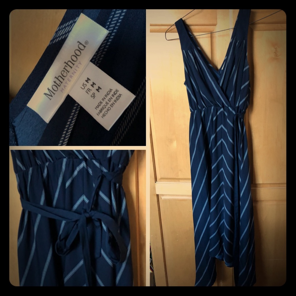 Maternity Handkerchief hem dress